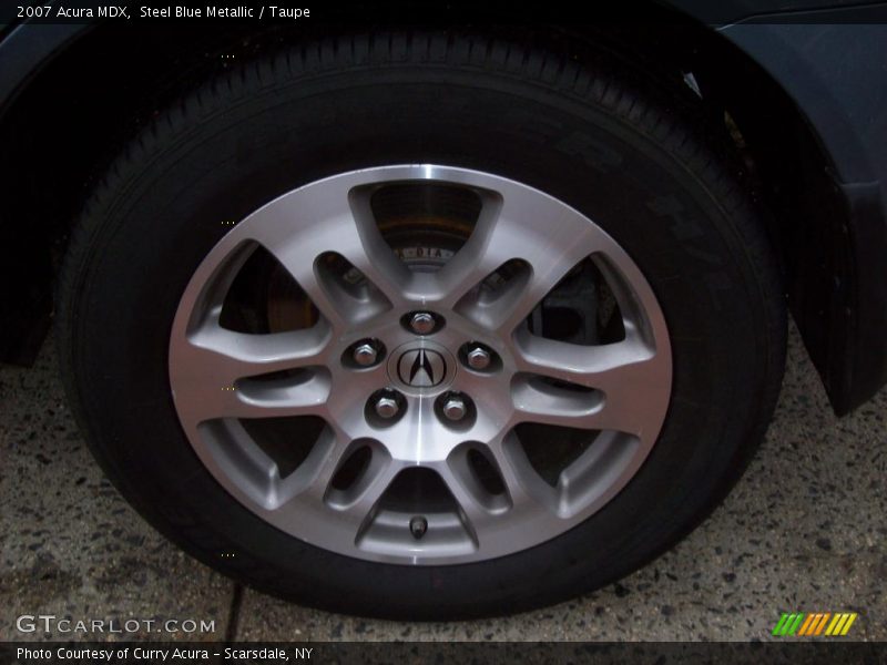 Steel Blue Metallic / Taupe 2007 Acura MDX