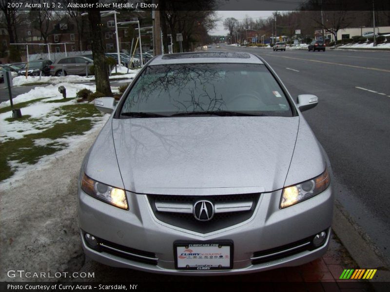 Alabaster Silver Metallic / Ebony 2007 Acura TL 3.2