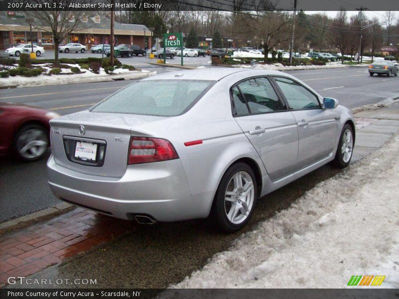 Alabaster Silver Metallic / Ebony 2007 Acura TL 3.2