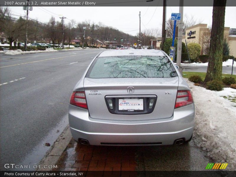 Alabaster Silver Metallic / Ebony 2007 Acura TL 3.2