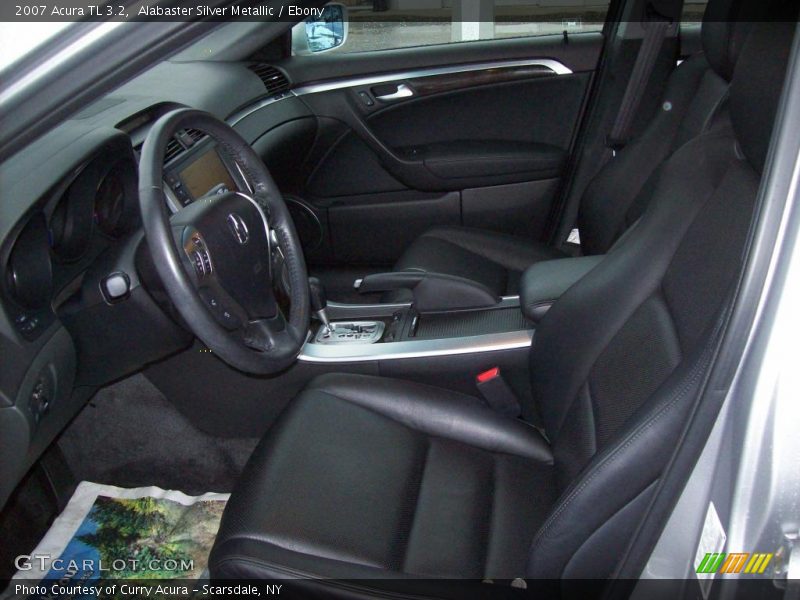 Alabaster Silver Metallic / Ebony 2007 Acura TL 3.2