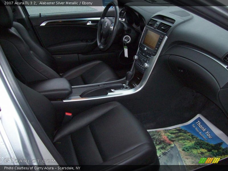 Alabaster Silver Metallic / Ebony 2007 Acura TL 3.2