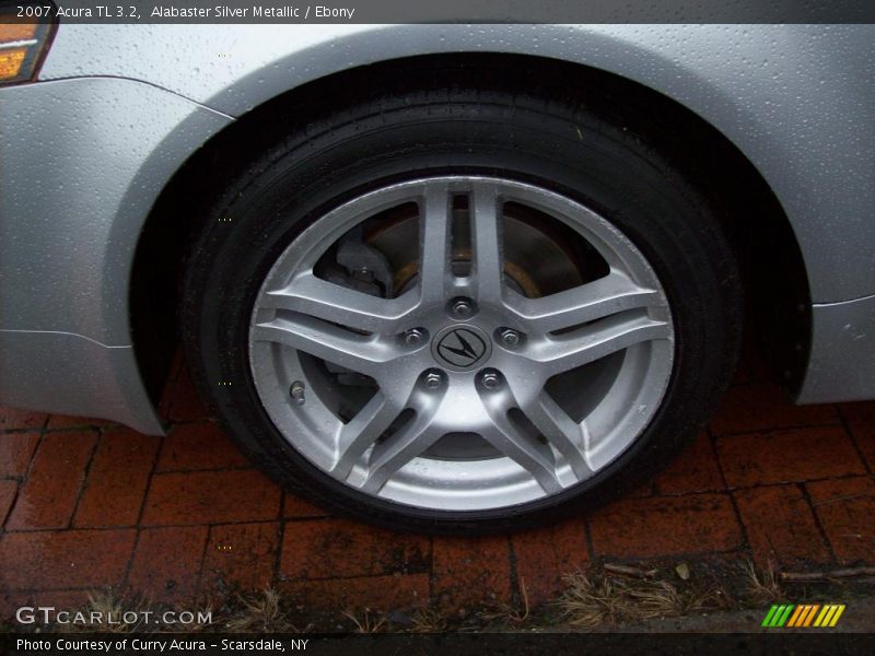 Alabaster Silver Metallic / Ebony 2007 Acura TL 3.2
