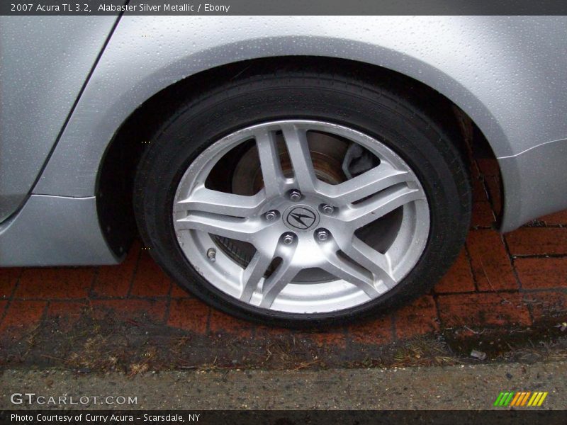 Alabaster Silver Metallic / Ebony 2007 Acura TL 3.2