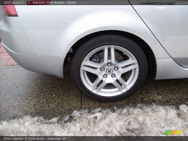 Alabaster Silver Metallic / Ebony 2007 Acura TL 3.2