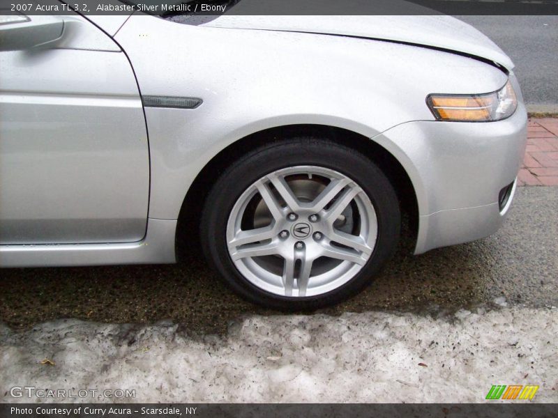 Alabaster Silver Metallic / Ebony 2007 Acura TL 3.2