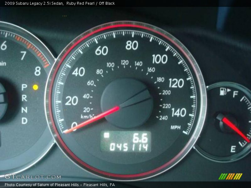 Ruby Red Pearl / Off Black 2009 Subaru Legacy 2.5i Sedan