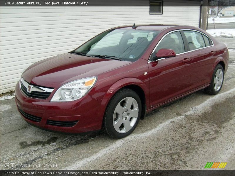 Red Jewel Tintcoat / Gray 2009 Saturn Aura XE