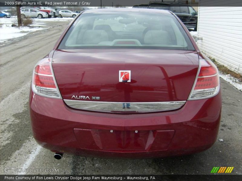 Red Jewel Tintcoat / Gray 2009 Saturn Aura XE