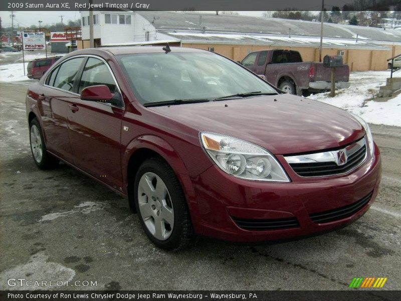 Red Jewel Tintcoat / Gray 2009 Saturn Aura XE