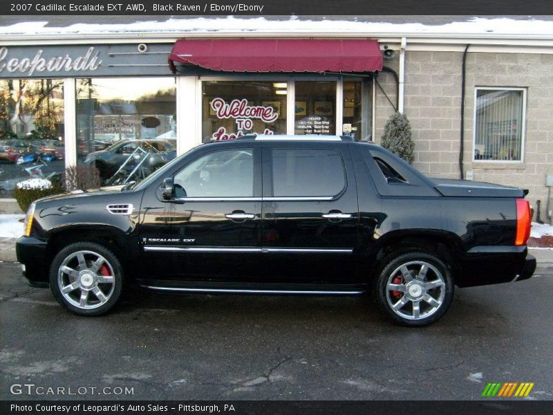 Black Raven / Ebony/Ebony 2007 Cadillac Escalade EXT AWD