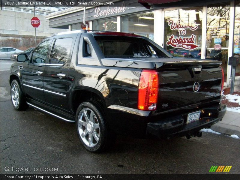 Black Raven / Ebony/Ebony 2007 Cadillac Escalade EXT AWD