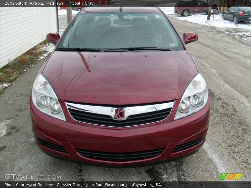 Red Jewel Tintcoat / Gray 2009 Saturn Aura XE
