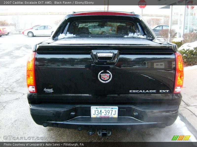 Black Raven / Ebony/Ebony 2007 Cadillac Escalade EXT AWD