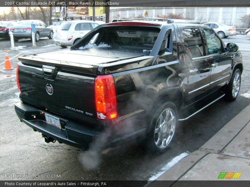 Black Raven / Ebony/Ebony 2007 Cadillac Escalade EXT AWD