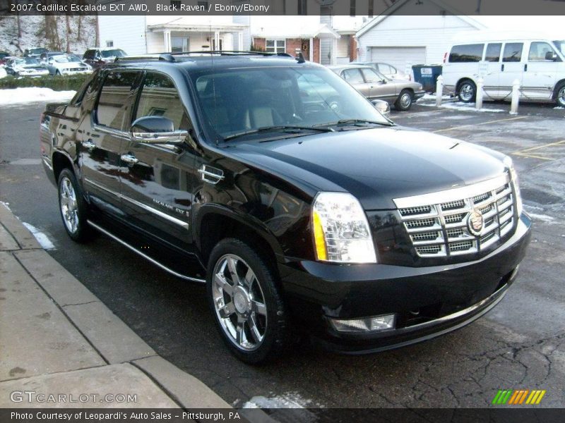 Black Raven / Ebony/Ebony 2007 Cadillac Escalade EXT AWD