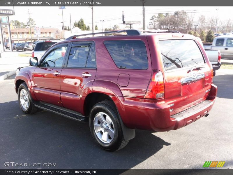 Salsa Red Pearl / Stone Gray 2008 Toyota 4Runner SR5