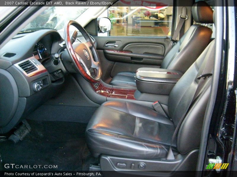 Black Raven / Ebony/Ebony 2007 Cadillac Escalade EXT AWD
