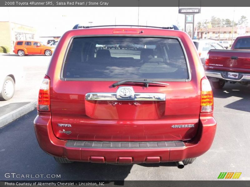 Salsa Red Pearl / Stone Gray 2008 Toyota 4Runner SR5