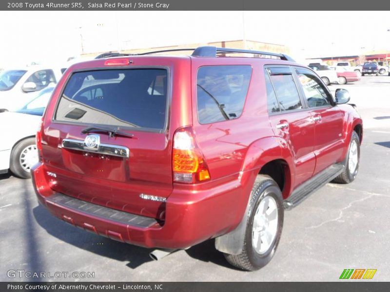 Salsa Red Pearl / Stone Gray 2008 Toyota 4Runner SR5