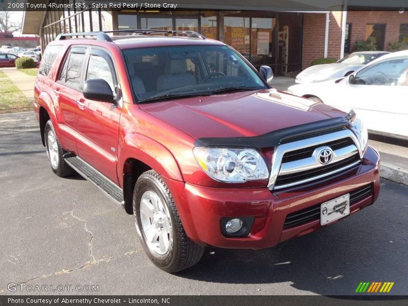 Salsa Red Pearl / Stone Gray 2008 Toyota 4Runner SR5