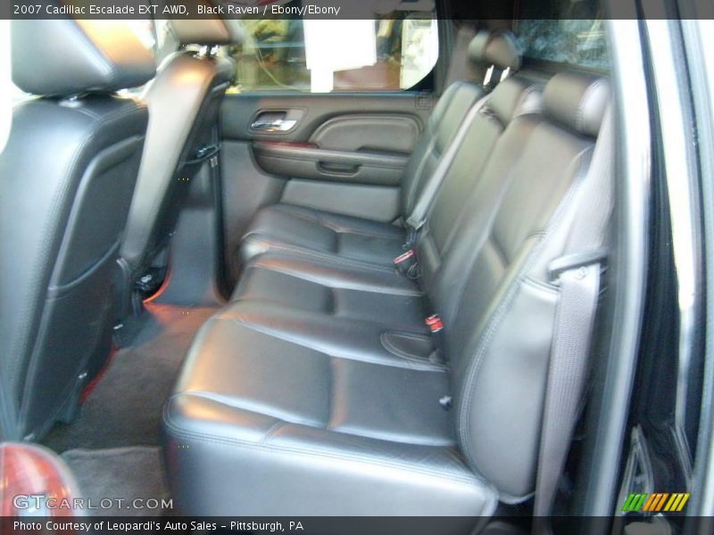 Black Raven / Ebony/Ebony 2007 Cadillac Escalade EXT AWD