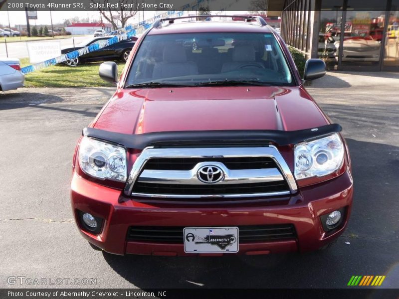 Salsa Red Pearl / Stone Gray 2008 Toyota 4Runner SR5
