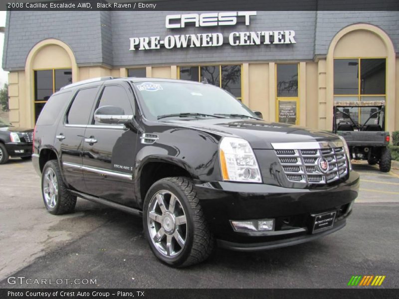 Black Raven / Ebony 2008 Cadillac Escalade AWD