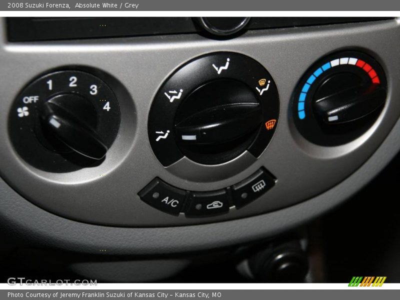 Absolute White / Grey 2008 Suzuki Forenza