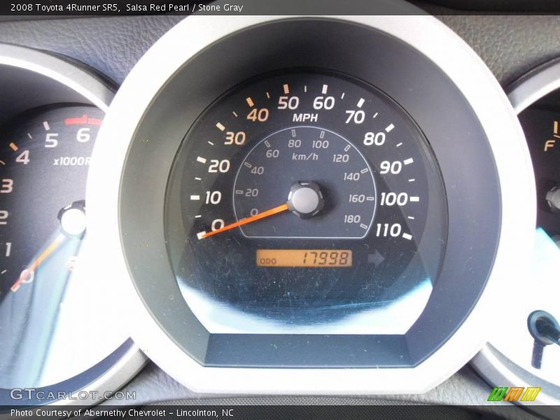 Salsa Red Pearl / Stone Gray 2008 Toyota 4Runner SR5
