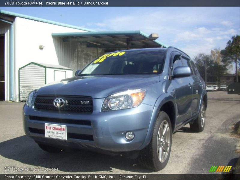Pacific Blue Metallic / Dark Charcoal 2008 Toyota RAV4 I4