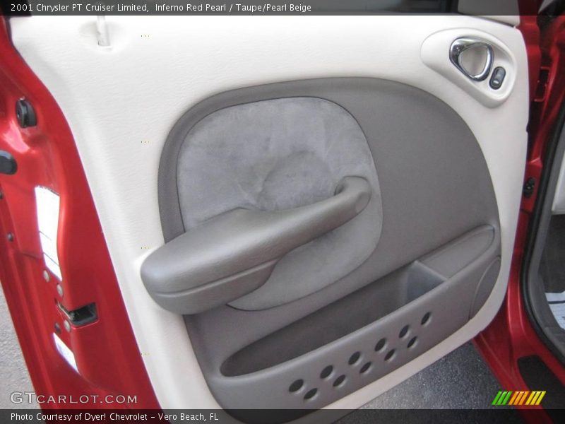 Inferno Red Pearl / Taupe/Pearl Beige 2001 Chrysler PT Cruiser Limited