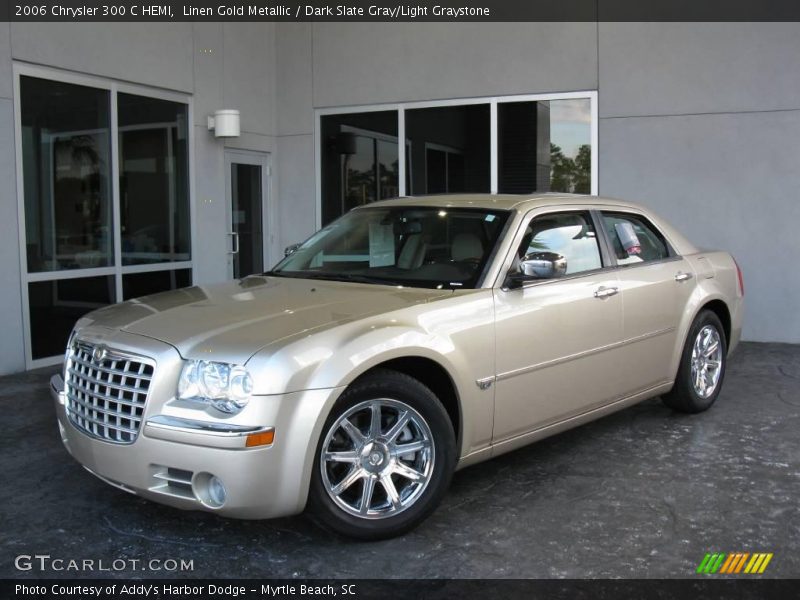 Linen Gold Metallic / Dark Slate Gray/Light Graystone 2006 Chrysler 300 C HEMI