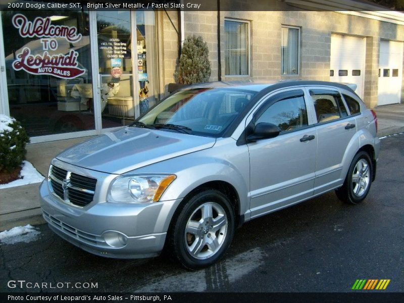 Bright Silver Metallic / Pastel Slate Gray 2007 Dodge Caliber SXT