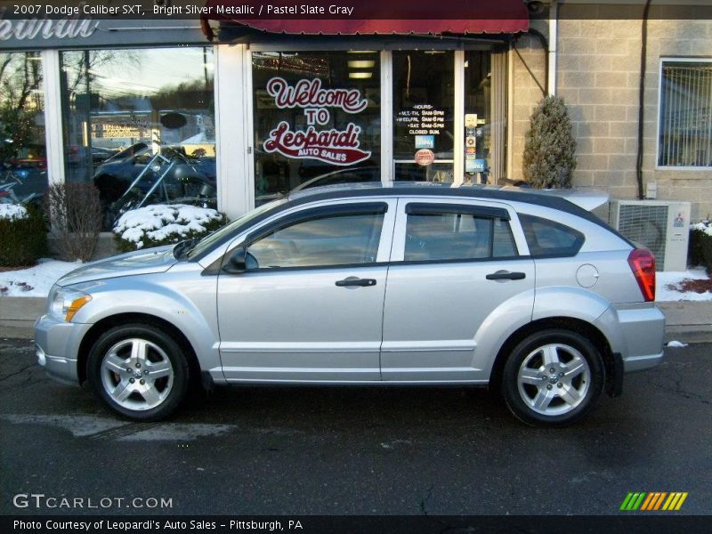 Bright Silver Metallic / Pastel Slate Gray 2007 Dodge Caliber SXT