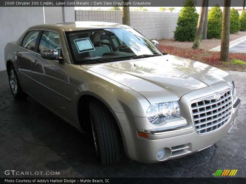 Linen Gold Metallic / Dark Slate Gray/Light Graystone 2006 Chrysler 300 C HEMI