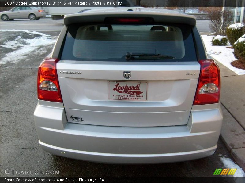 Bright Silver Metallic / Pastel Slate Gray 2007 Dodge Caliber SXT