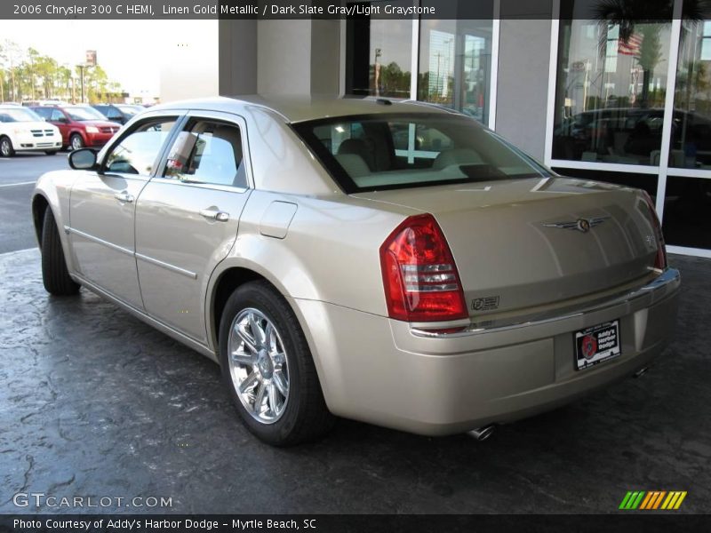 Linen Gold Metallic / Dark Slate Gray/Light Graystone 2006 Chrysler 300 C HEMI