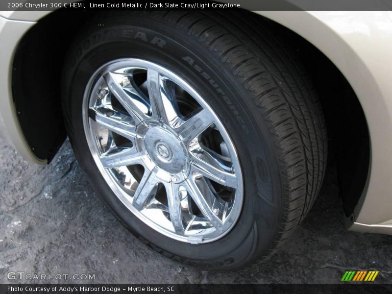 Linen Gold Metallic / Dark Slate Gray/Light Graystone 2006 Chrysler 300 C HEMI