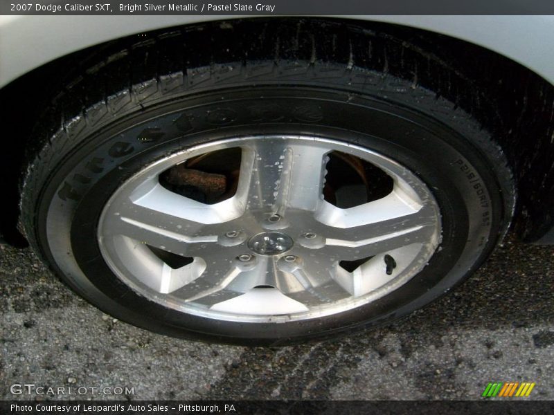 Bright Silver Metallic / Pastel Slate Gray 2007 Dodge Caliber SXT