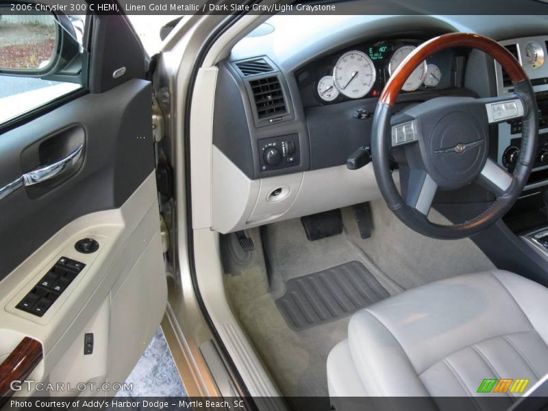Linen Gold Metallic / Dark Slate Gray/Light Graystone 2006 Chrysler 300 C HEMI