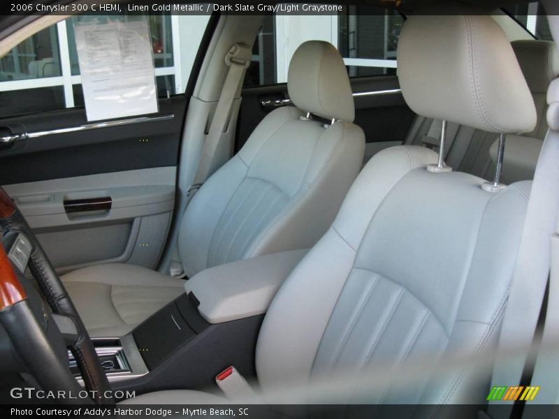 Linen Gold Metallic / Dark Slate Gray/Light Graystone 2006 Chrysler 300 C HEMI