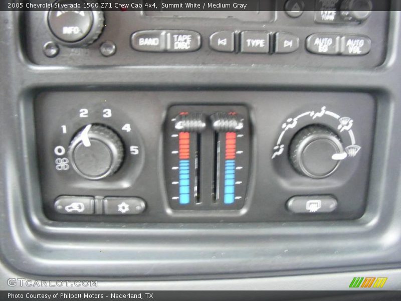 Summit White / Medium Gray 2005 Chevrolet Silverado 1500 Z71 Crew Cab 4x4