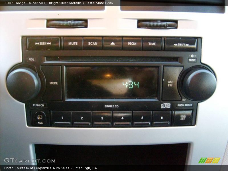 Bright Silver Metallic / Pastel Slate Gray 2007 Dodge Caliber SXT