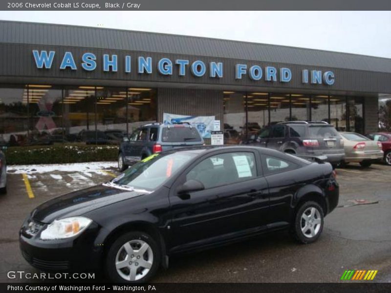 Black / Gray 2006 Chevrolet Cobalt LS Coupe