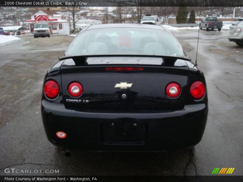Black / Gray 2006 Chevrolet Cobalt LS Coupe