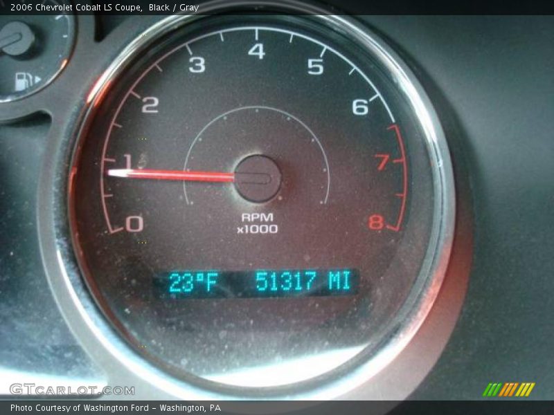 Black / Gray 2006 Chevrolet Cobalt LS Coupe