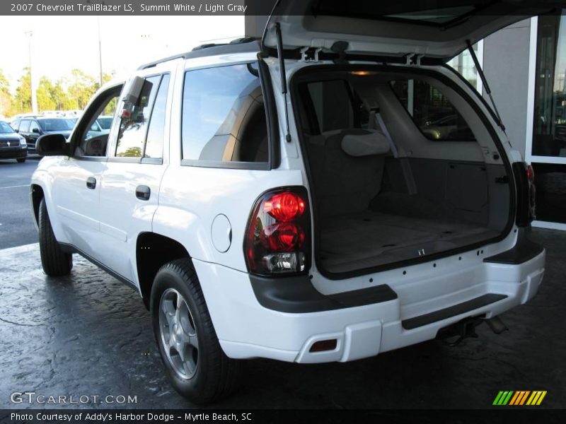 Summit White / Light Gray 2007 Chevrolet TrailBlazer LS