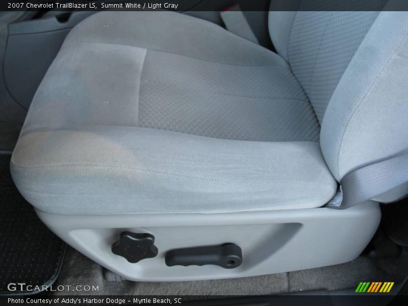 Summit White / Light Gray 2007 Chevrolet TrailBlazer LS