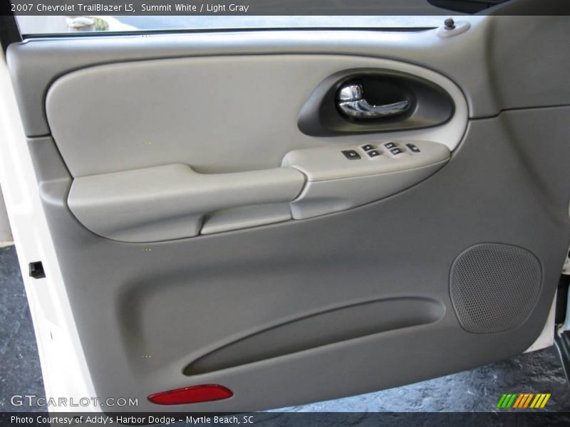 Summit White / Light Gray 2007 Chevrolet TrailBlazer LS
